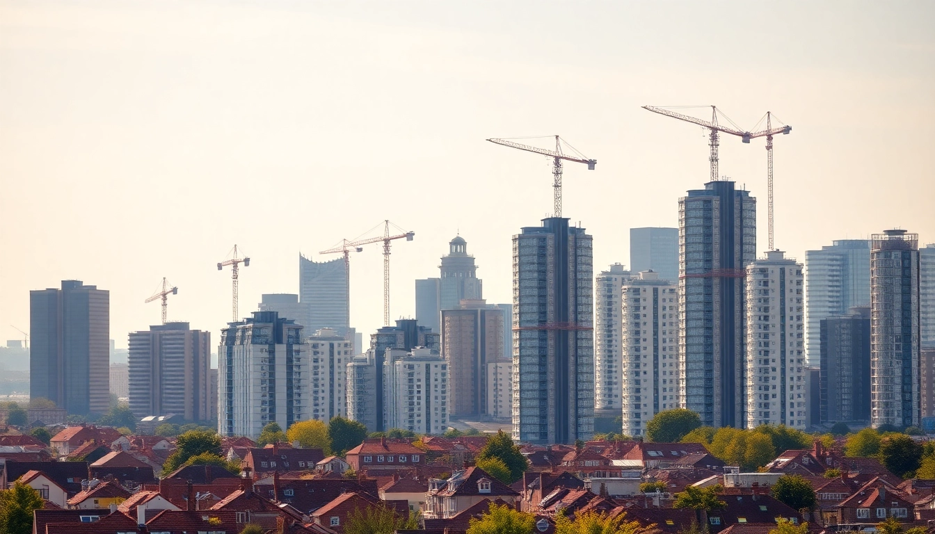 The UK Property Market shows rising property values and investment opportunities in bustling