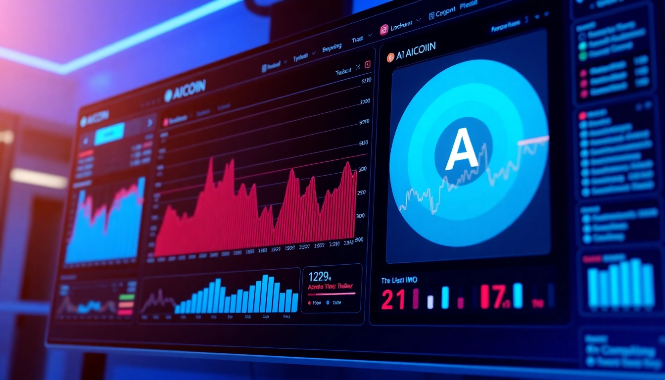 Aicoin market analysis platform showcasing live trading data and charts for investors and traders