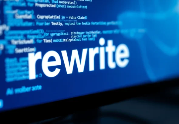 Professional creating undetectable AI writing by rewriting AI-generated text with advanced tools