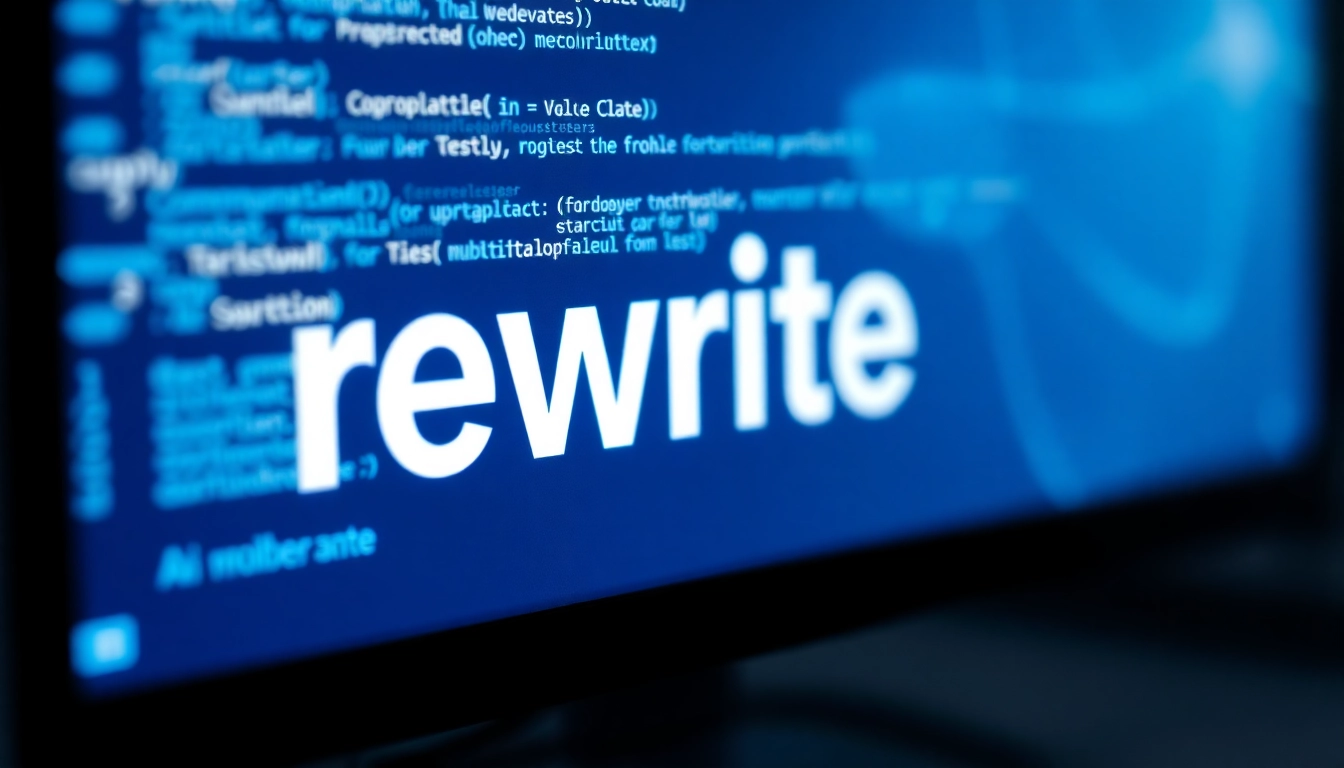 Professional creating undetectable AI writing by rewriting AI-generated text with advanced tools